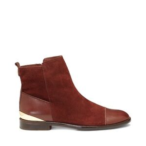 VC Signature Vince Camuto Kaydin Pecan suede and leather boot